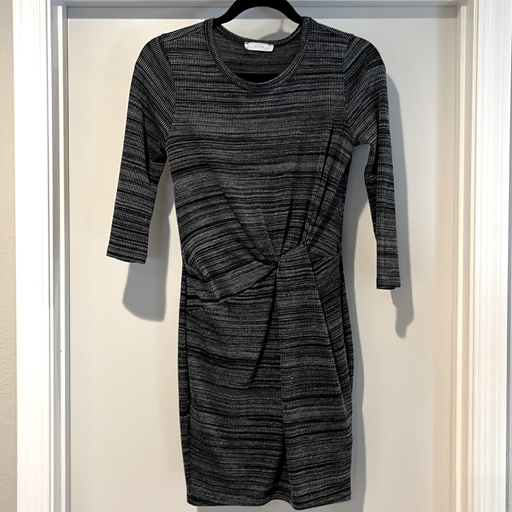 Lush knit dress 3/4 sleeves sz S